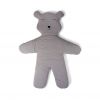 Childhome - Spielmatte Teddybär Jersey - 150 cm - Grau