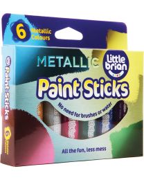 Little Brian - Farbestift metallische Farben – 6st