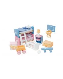 Le Toy Van - Sugar Plum Kinderzimmer - Für Puppenhaus